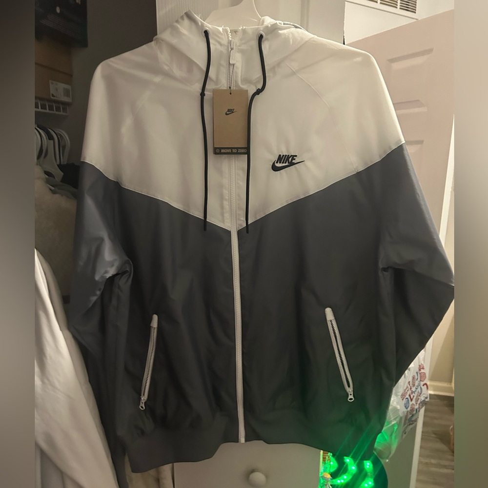 Black and White Nike Windbreaker